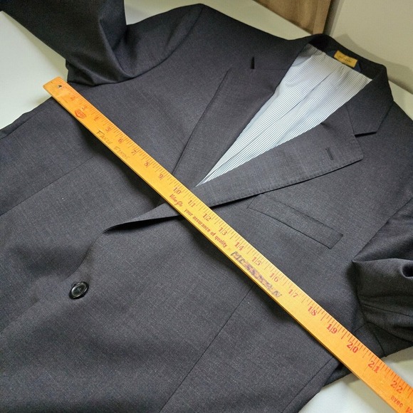 Brooks Brothers Sport Coat Mens 44L Gray Explorer Fitzgerald Fit Business Casual - Picture 10 of 15